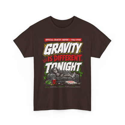 Funny Graphic Tee — 'Is Different' Retro Couch Illustration Shirt