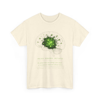 Brain Cell Science T-Shirt — Green Neural Network Anatomy Tee