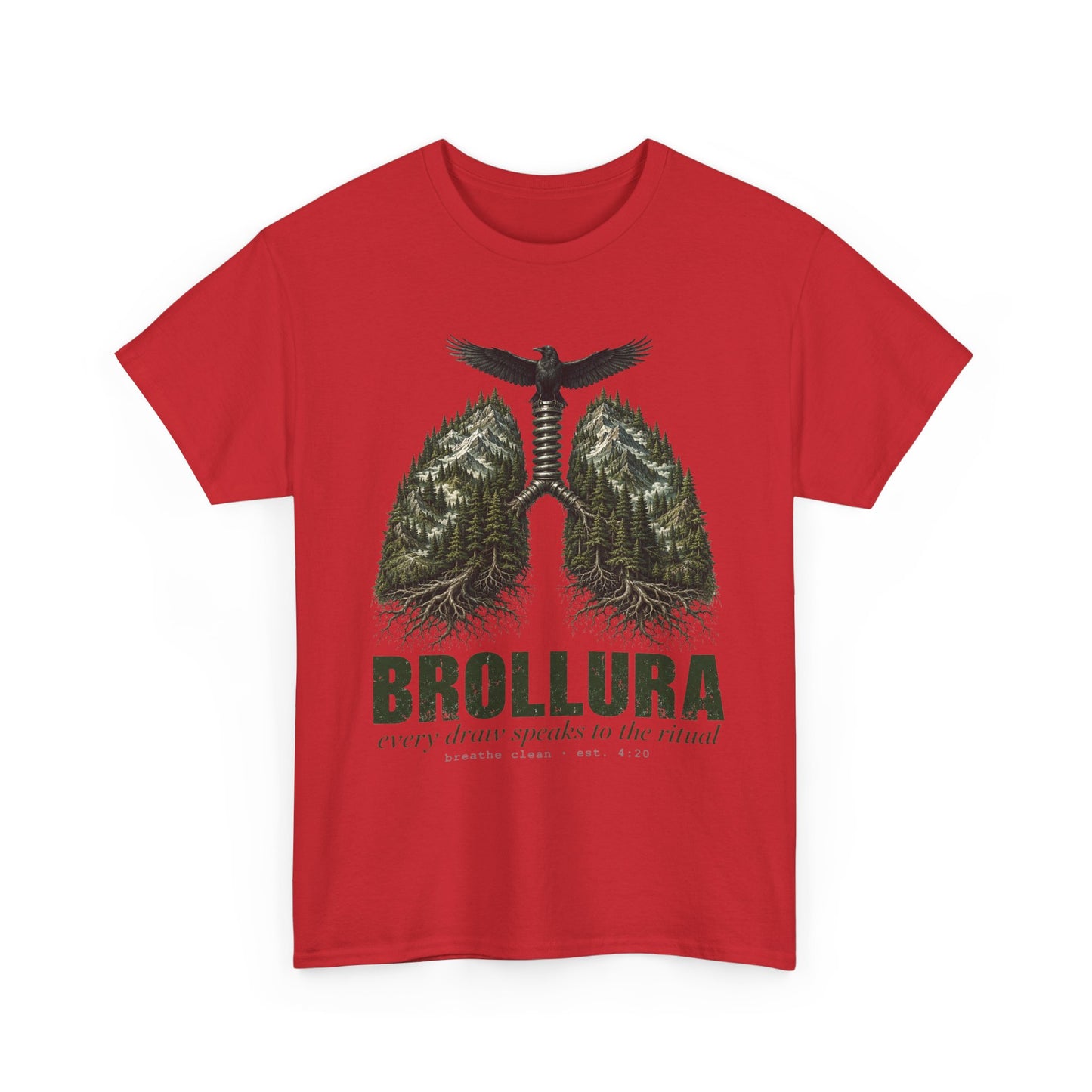 T-Shirt — BROLLURA Forest Lungs Graphic Tee ("Brollura")