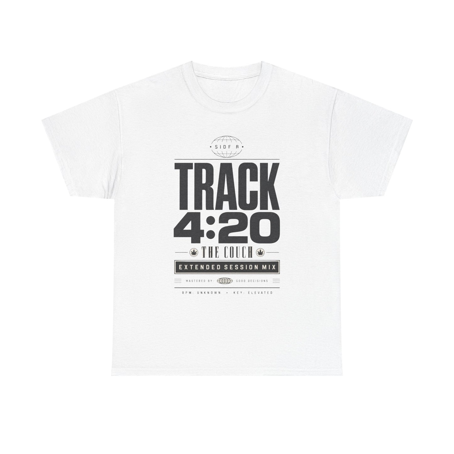 Funny T-Shirt — TRACK 4:20 Graphic Tee (Retro Music Poster Style)