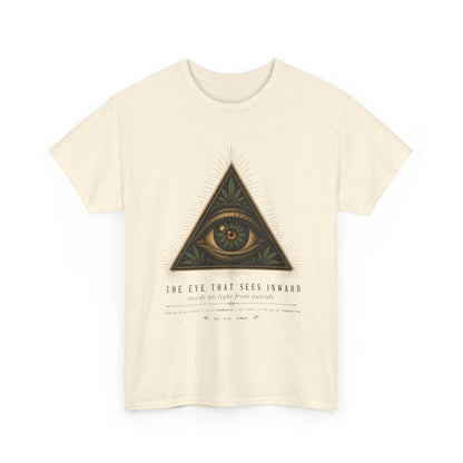All-Seeing Eye Triangle Graphic Tee — "The Eye That Sees Within"