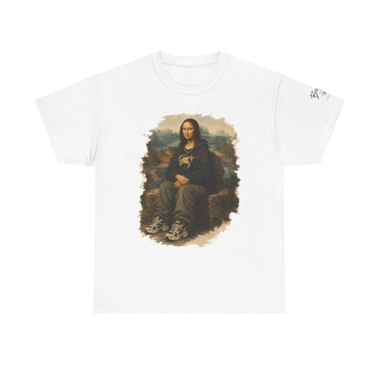 Mona Lisa Graphic Tee – Vintage Art Parody T-Shirt