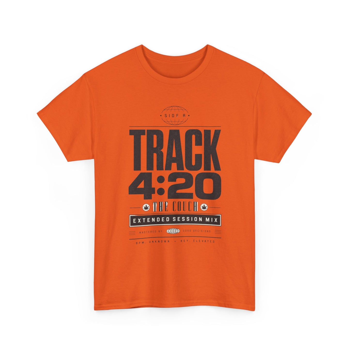 Funny T-Shirt — TRACK 4:20 Graphic Tee (Retro Music Poster Style)
