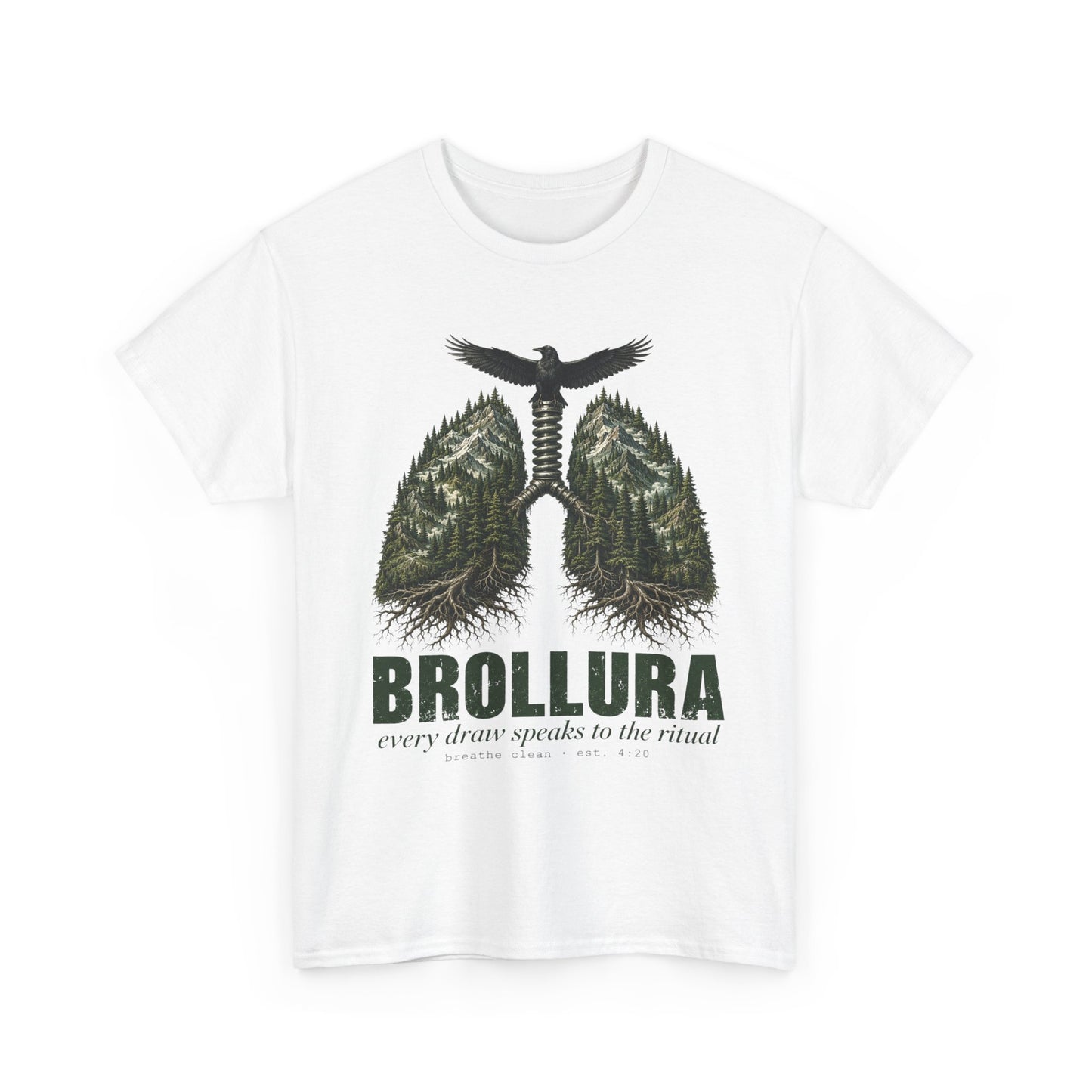 T-Shirt — BROLLURA Forest Lungs Graphic Tee ("Brollura")