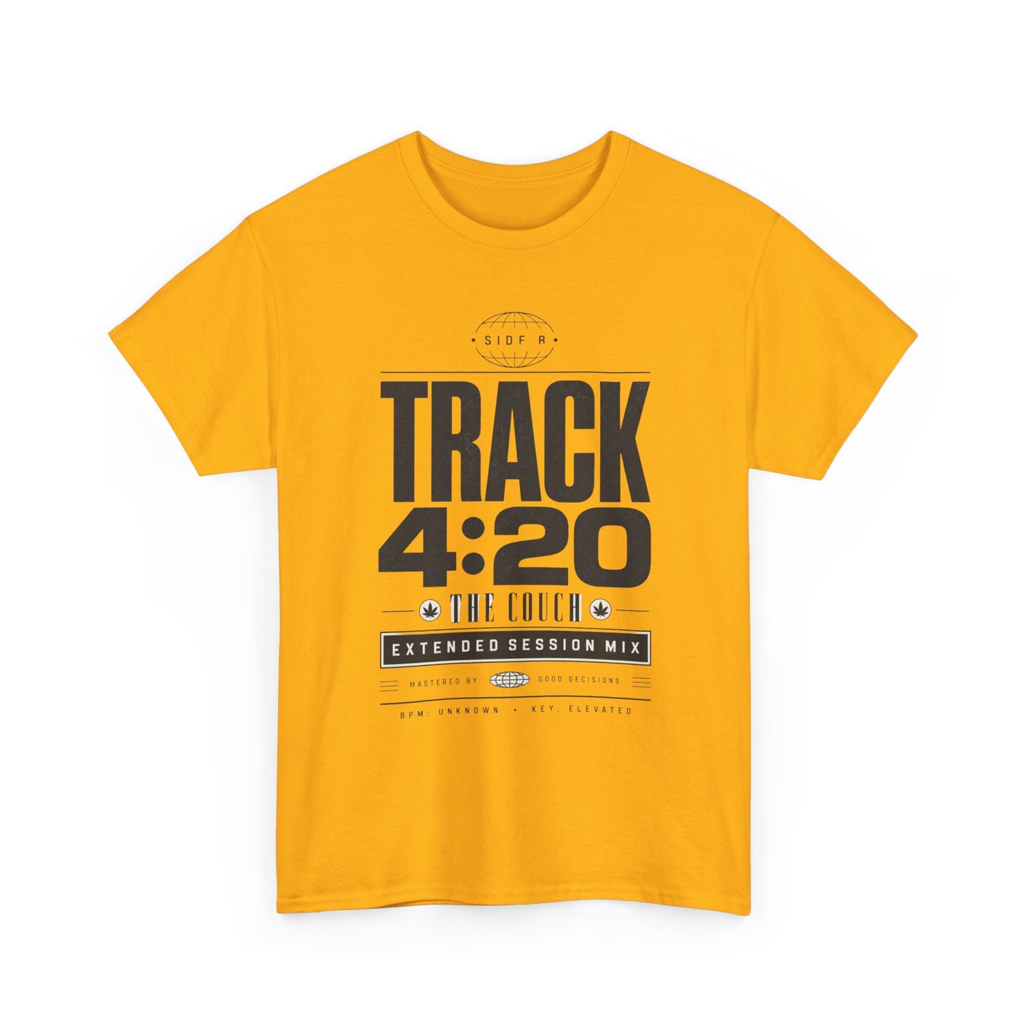 Funny T-Shirt — TRACK 4:20 Graphic Tee (Retro Music Poster Style)