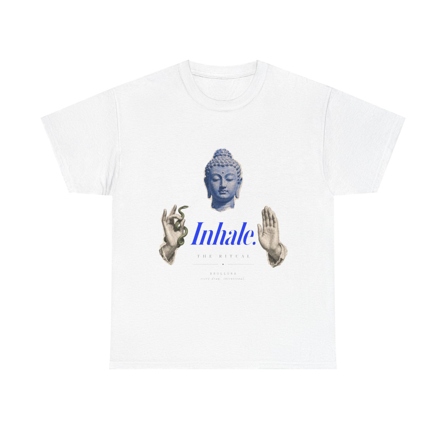 Mindful Buddha Tee — "Inhale" Meditation T-Shirt