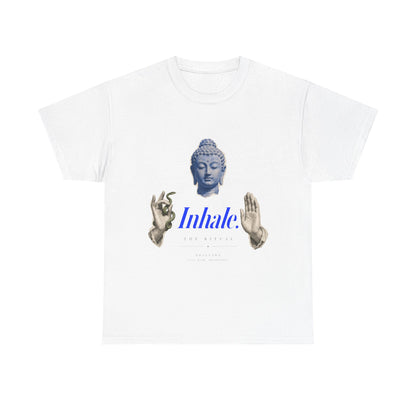 Mindful Buddha Tee — "Inhale" Meditation T-Shirt