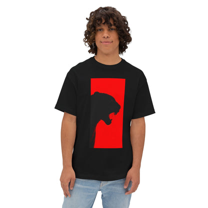 Red Warning Graphic Tee