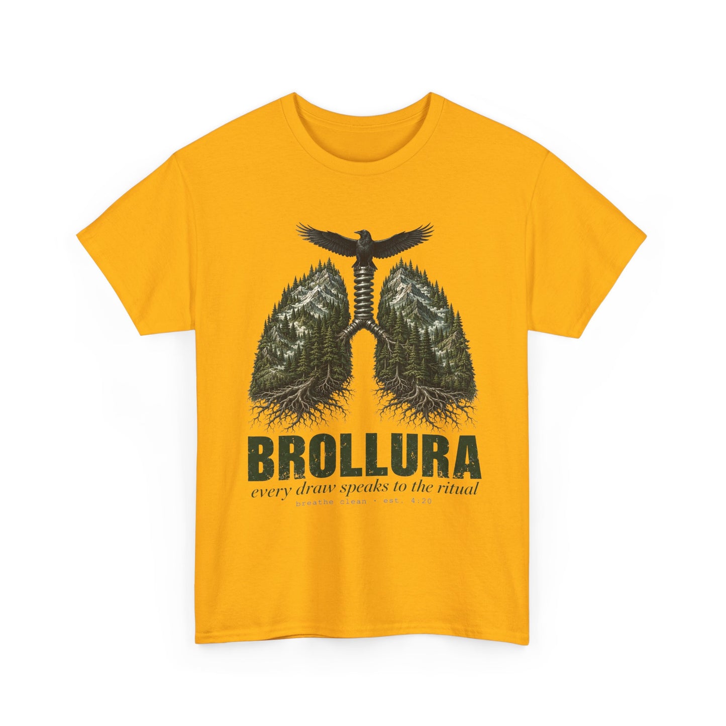 T-Shirt — BROLLURA Forest Lungs Graphic Tee ("Brollura")