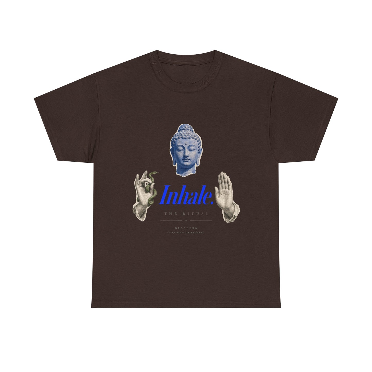 Mindful Buddha Tee — "Inhale" Meditation T-Shirt