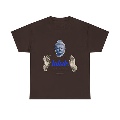Mindful Buddha Tee — "Inhale" Meditation T-Shirt