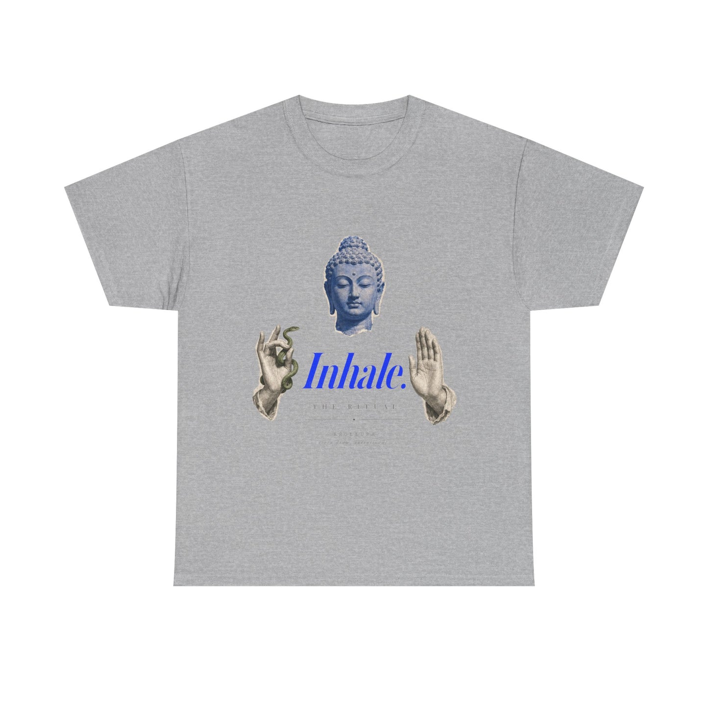 Mindful Buddha Tee — "Inhale" Meditation T-Shirt