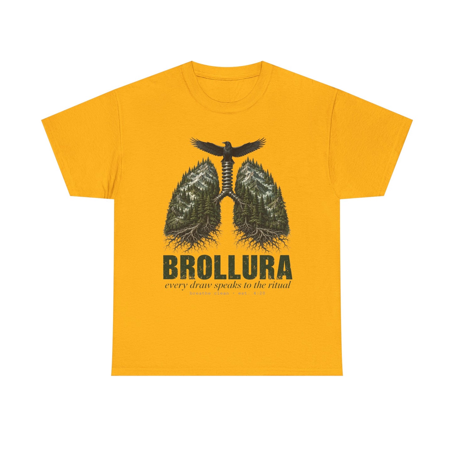 T-Shirt — BROLLURA Forest Lungs Graphic Tee ("Brollura")