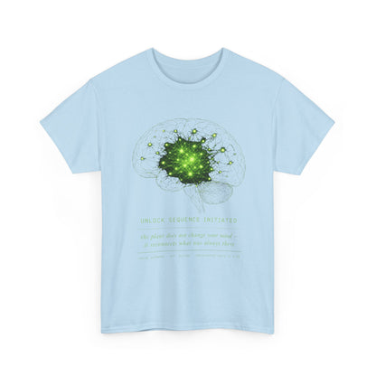 Brain Cell Science T-Shirt — Green Neural Network Anatomy Tee