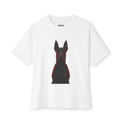 Red-Lined Portrait Graphic Tee