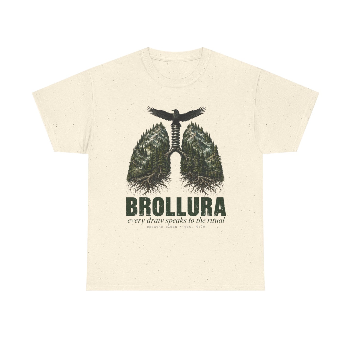 T-Shirt — BROLLURA Forest Lungs Graphic Tee ("Brollura")