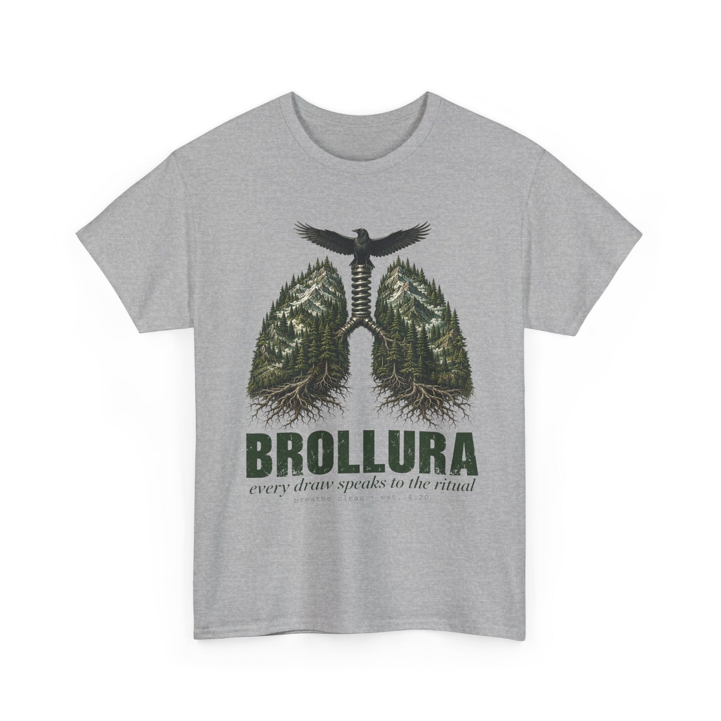 T-Shirt — BROLLURA Forest Lungs Graphic Tee ("Brollura")