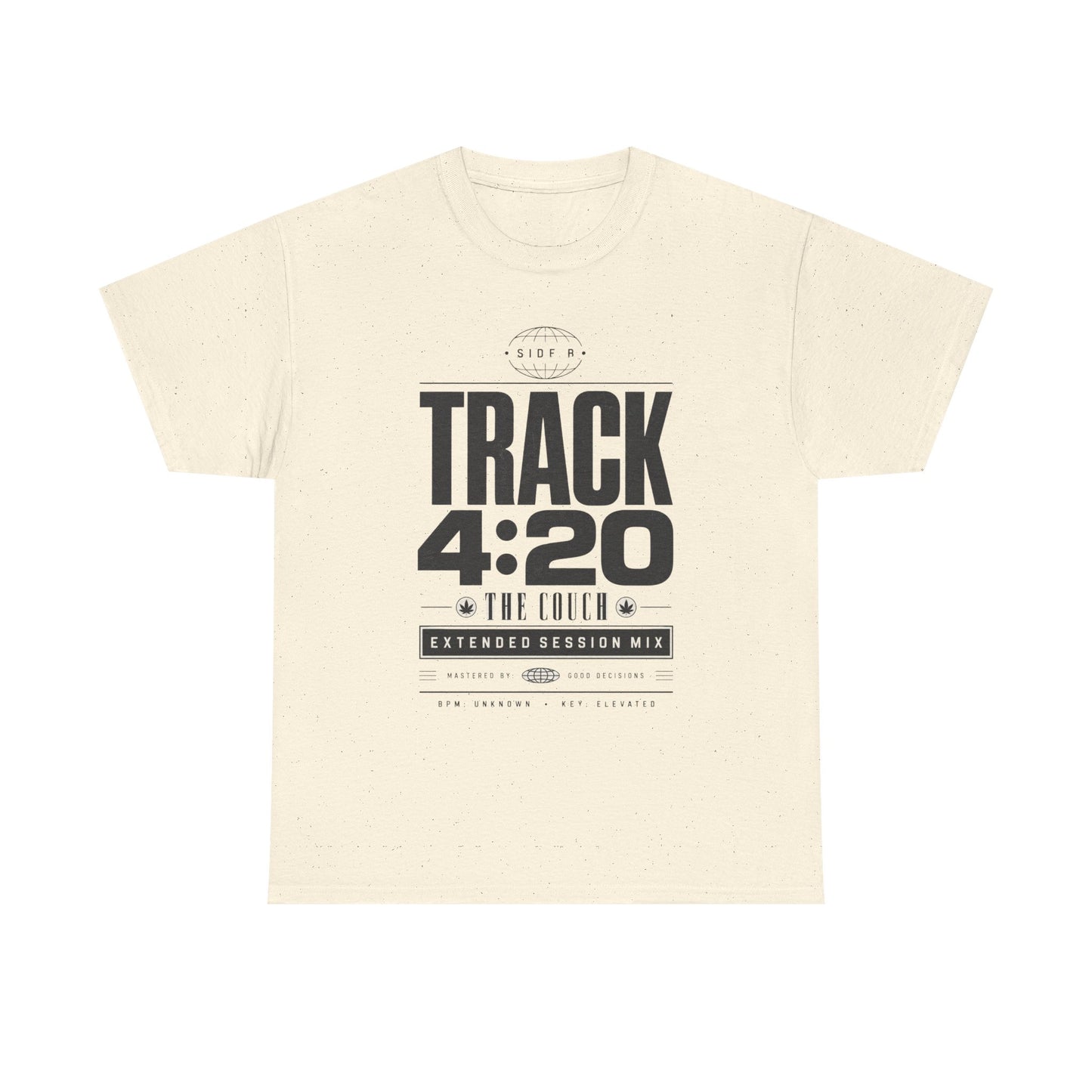Funny T-Shirt — TRACK 4:20 Graphic Tee (Retro Music Poster Style)