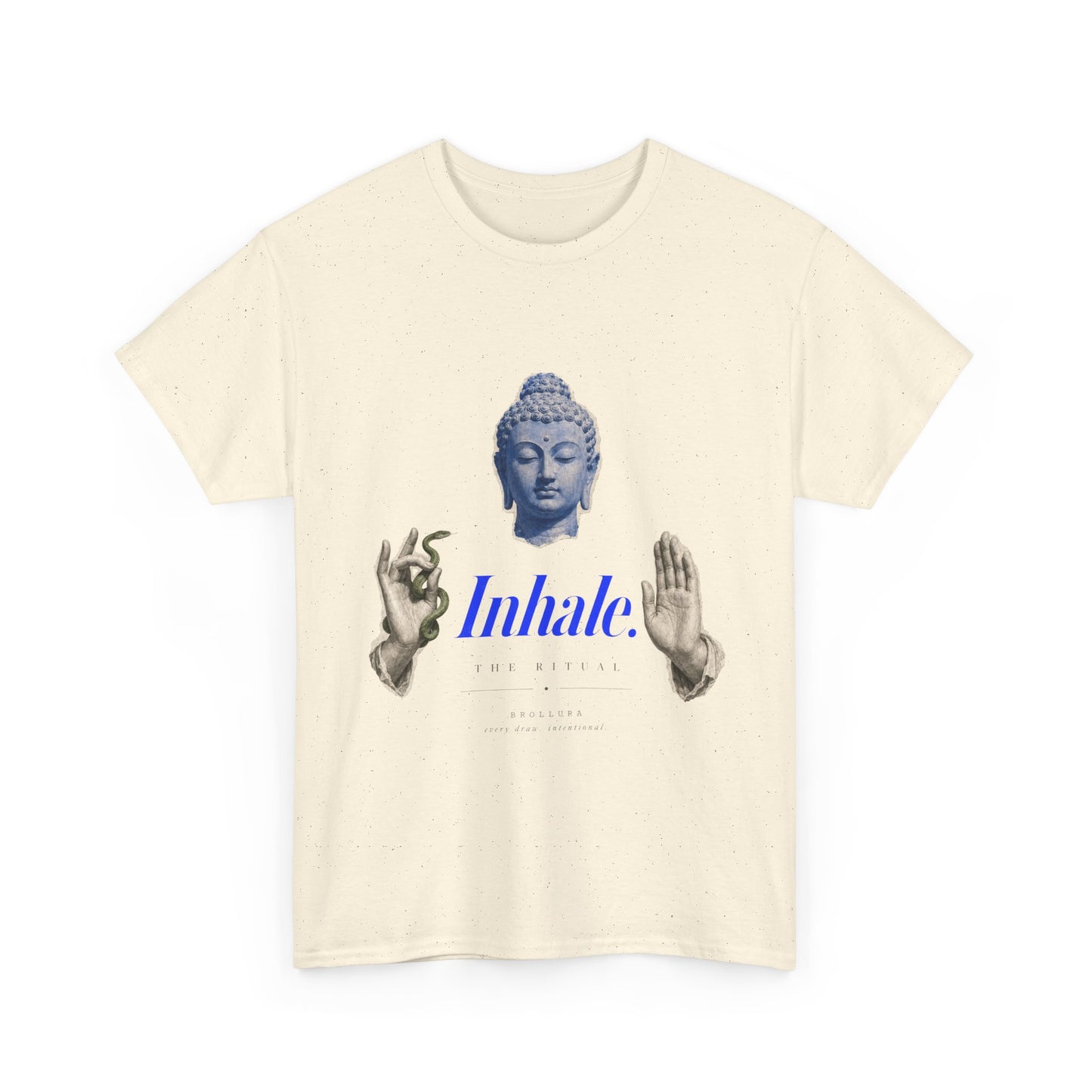 Mindful Buddha Tee — "Inhale" Meditation T-Shirt