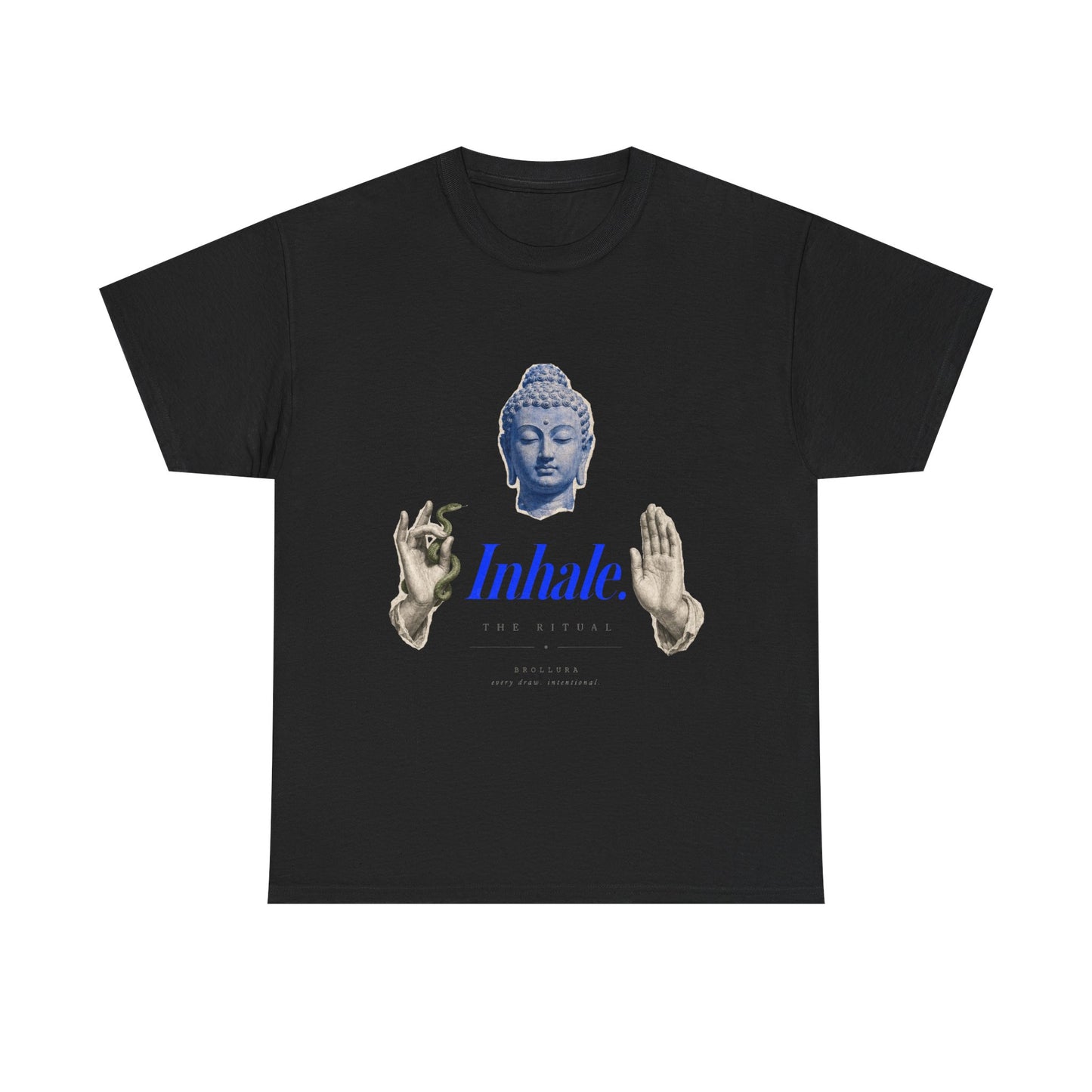 Mindful Buddha Tee — "Inhale" Meditation T-Shirt