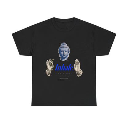 Mindful Buddha Tee — "Inhale" Meditation T-Shirt