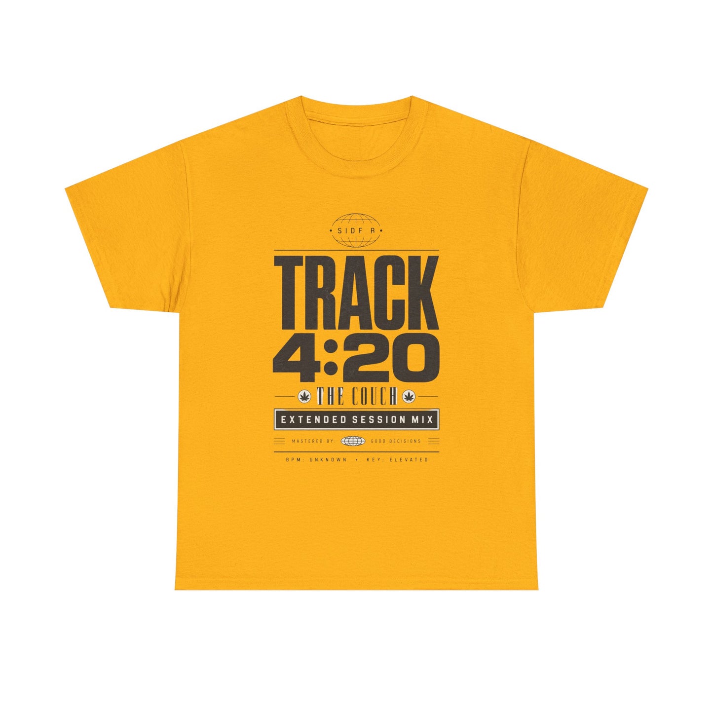Funny T-Shirt — TRACK 4:20 Graphic Tee (Retro Music Poster Style)