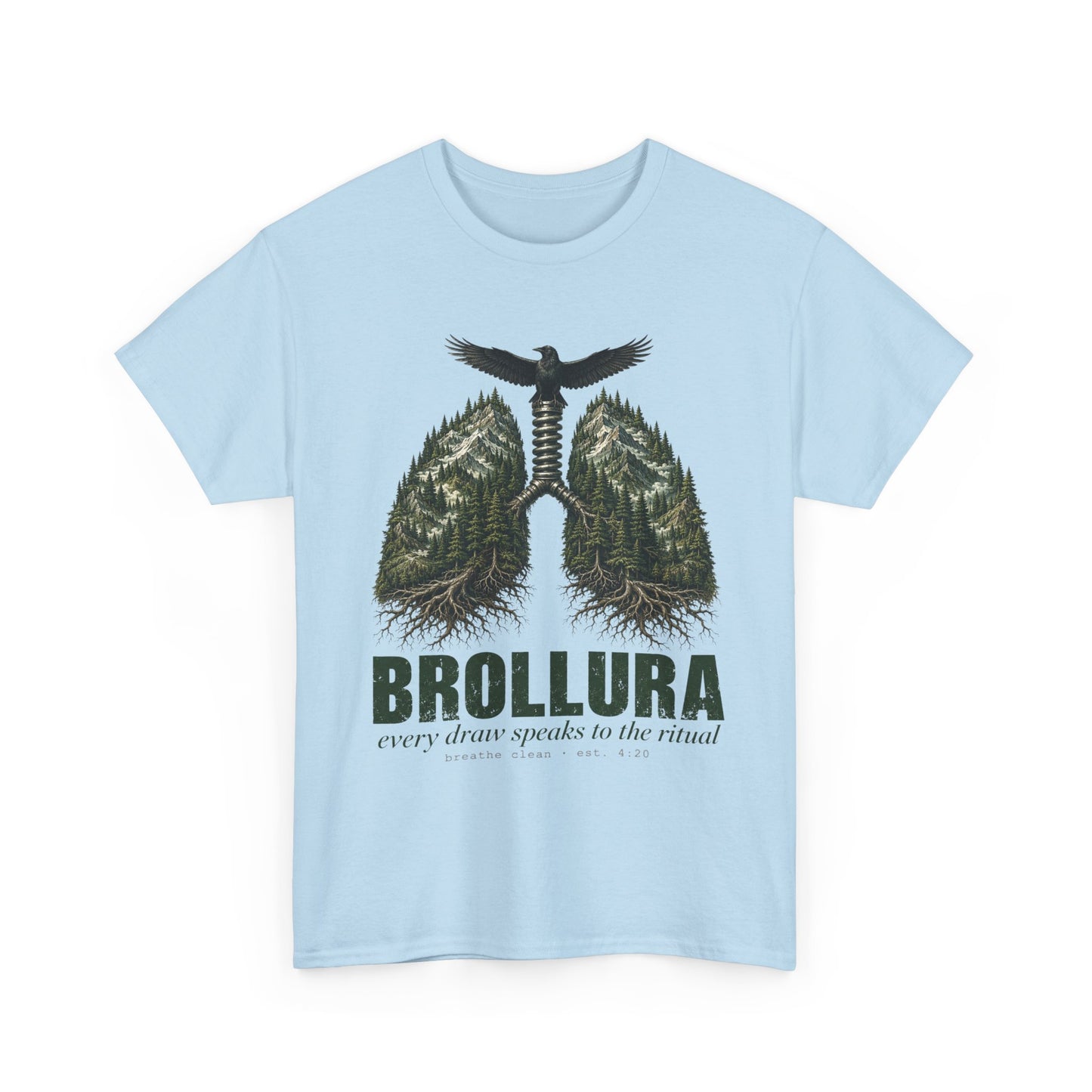 T-Shirt — BROLLURA Forest Lungs Graphic Tee ("Brollura")