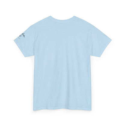 Skull City Graphic Tee — Vintage Skull with Cityscape