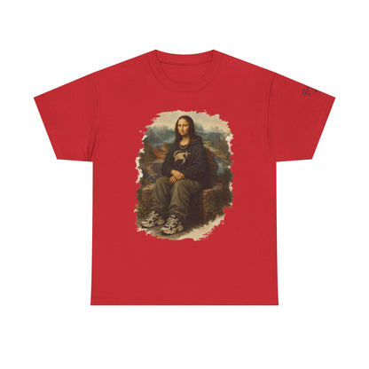 Mona Lisa Graphic Tee – Vintage Art Parody T-Shirt