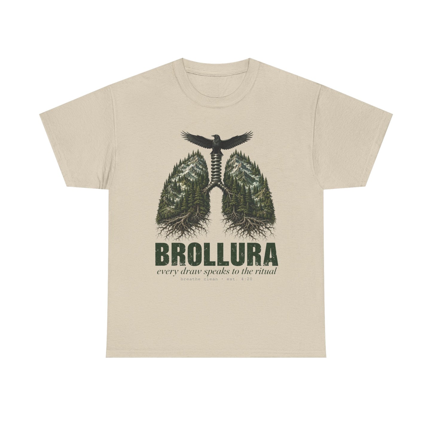 T-Shirt — BROLLURA Forest Lungs Graphic Tee ("Brollura")