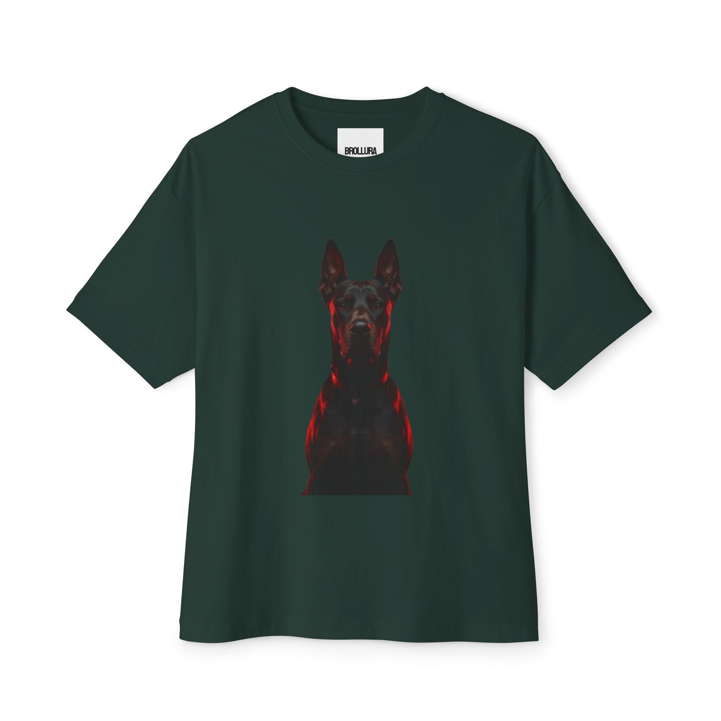 Red-Lined Portrait Graphic Tee