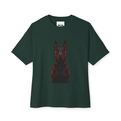 Red-Lined Portrait Graphic Tee