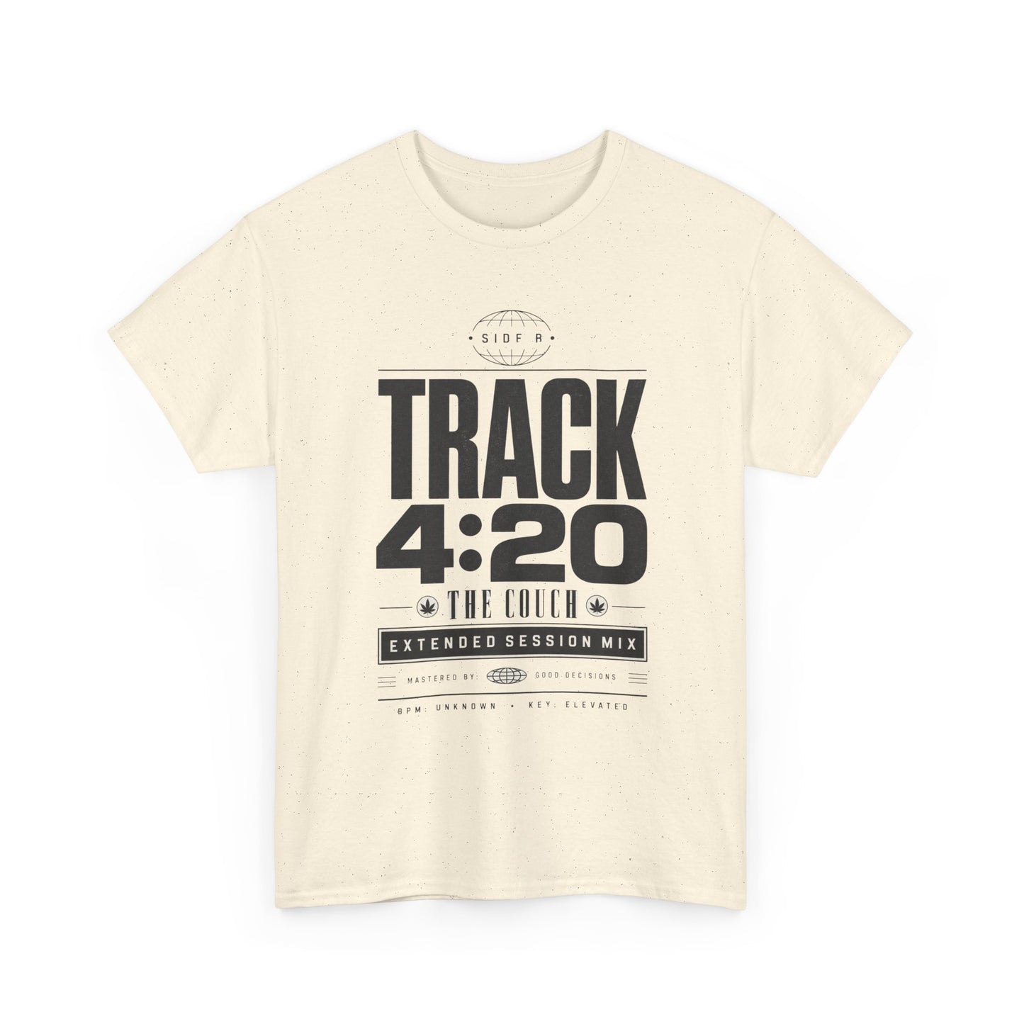 Funny T-Shirt — TRACK 4:20 Graphic Tee (Retro Music Poster Style)