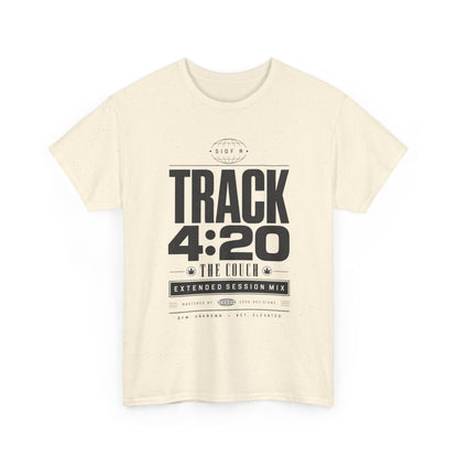 Funny T-Shirt — TRACK 4:20 Graphic Tee (Retro Music Poster Style)