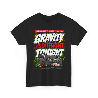 Funny Graphic Tee — 'Is Different' Retro Couch Illustration Shirt
