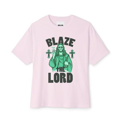 Graphic Tee — "Blaze The Lord" Religious Stoner Shirt