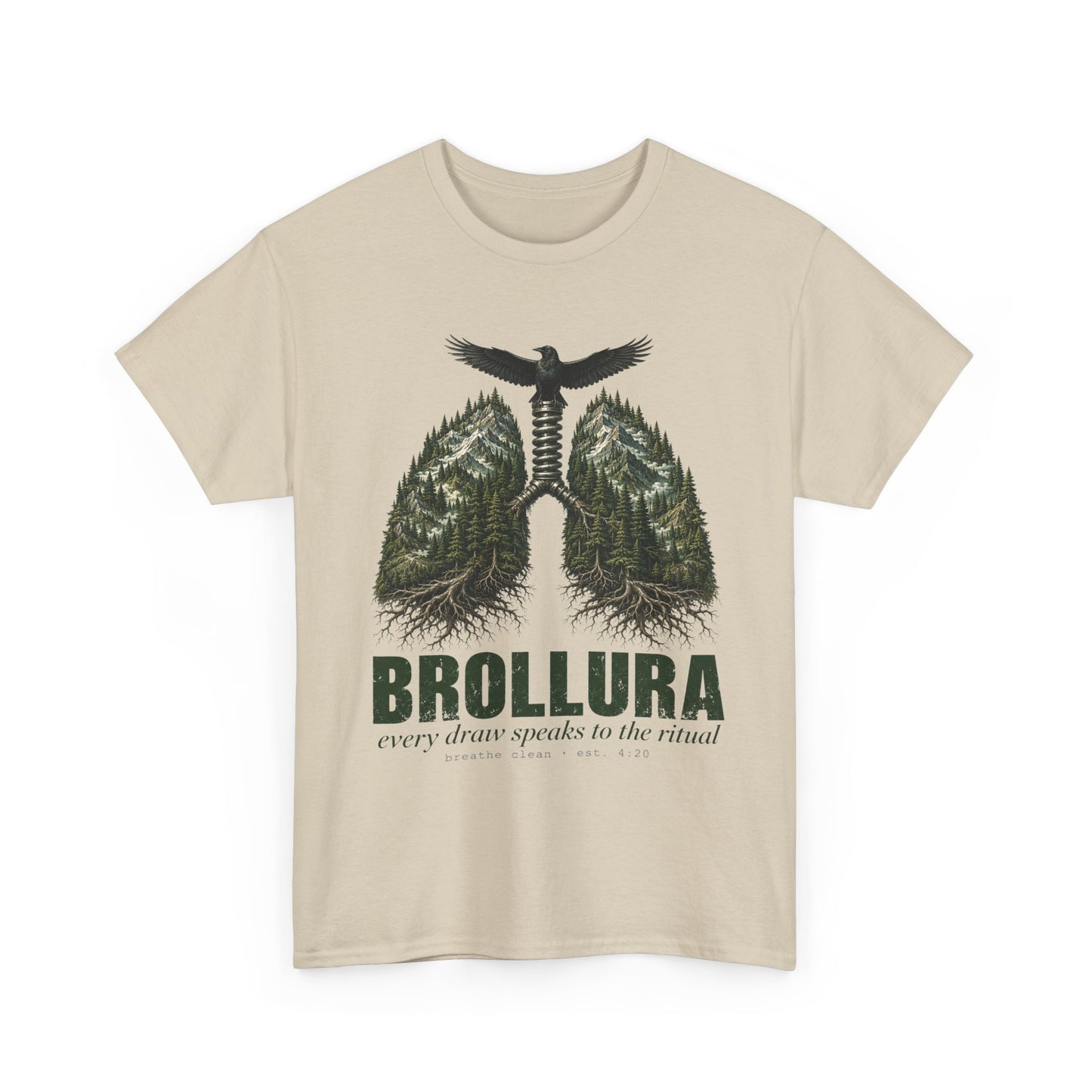 T-Shirt — BROLLURA Forest Lungs Graphic Tee ("Brollura")
