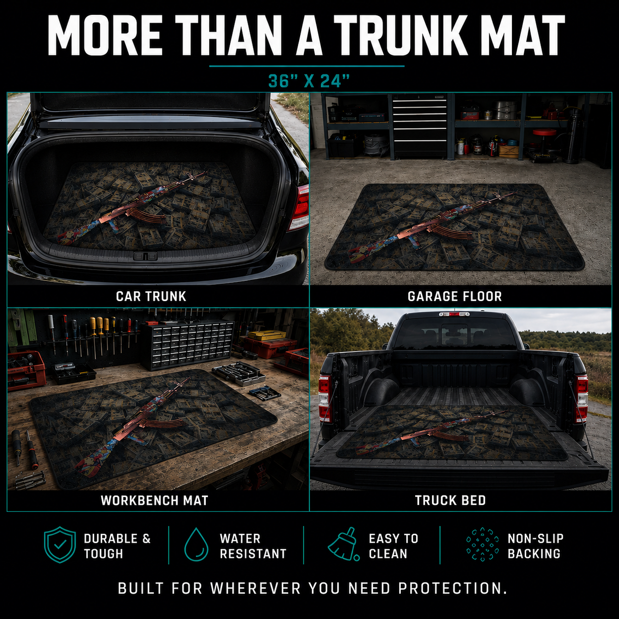 Universal Trunk Mat Golden Empire™ Edition